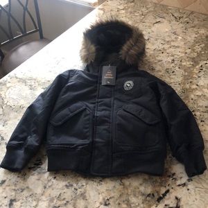 NWT Abercrombie&Fitch Kids Bomber Jacket Sz 9/10